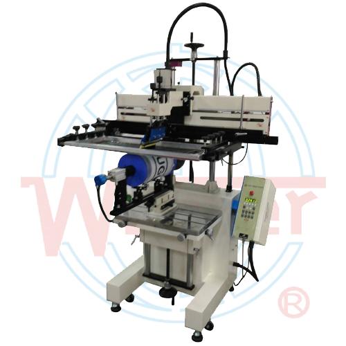 Screen printer for curve surface