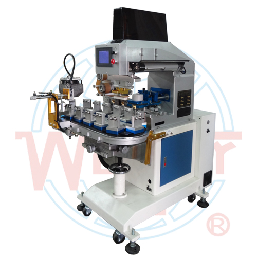 Single color ink-cup printer(with rotary table & unloading device)
